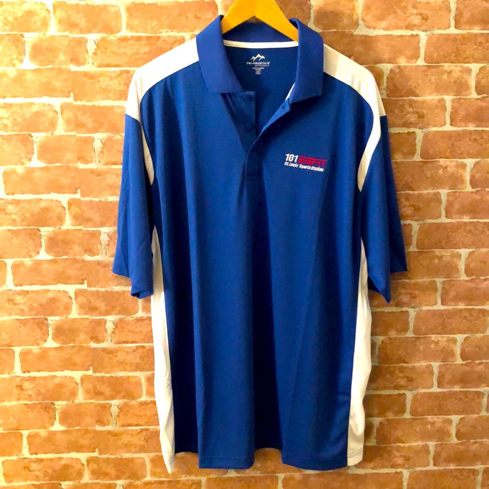 NWT Tri-Mountain men's Dri-Fit polo
